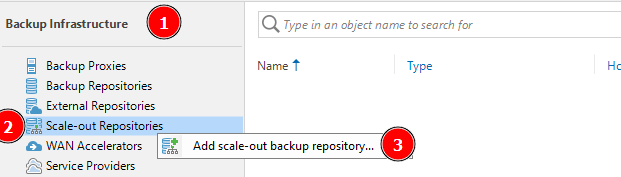 Add Scale-out Backup Repository 1