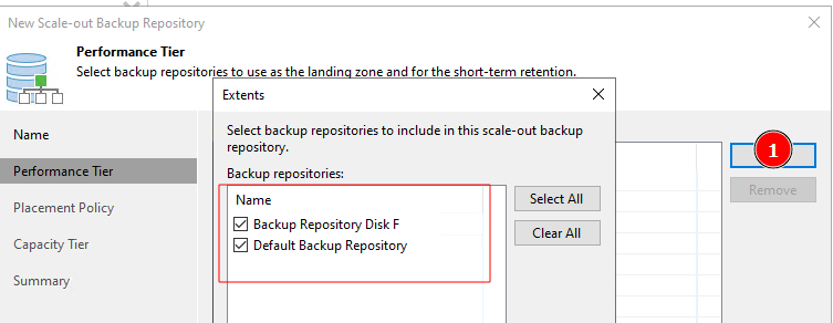 Add Scale-out Backup Repository 2